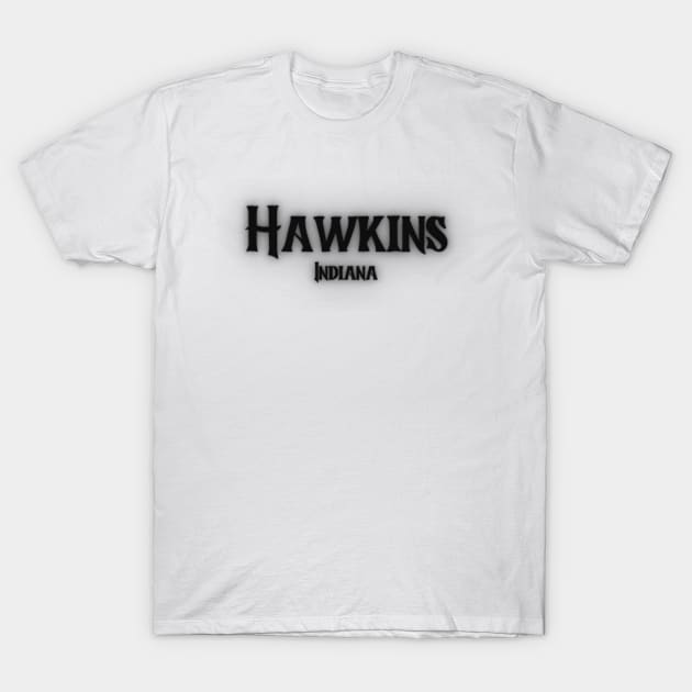 Hawkins Indiana Stranger Things T-Shirt by BloomingDiaries